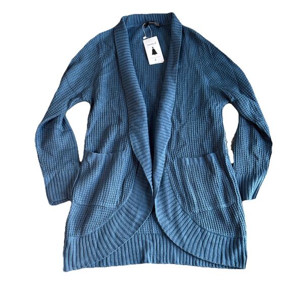 ZESICA Women's Long Sleeve Open Front Casual Lightweight Cardigan - Size‎ Large - Picture 2 of 4